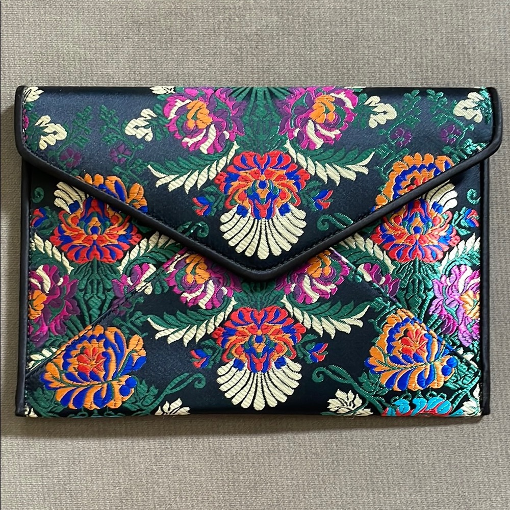 Rebecca Minkoff Floral Embroidered Clutch